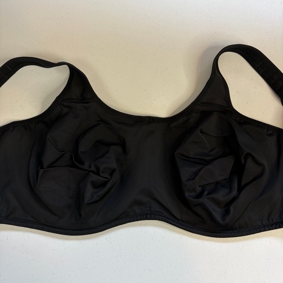 Wacoal Simone Underwire Unpadded Sports Bra Black size 40H Workout Gym 855170 - Picture 6 of 8